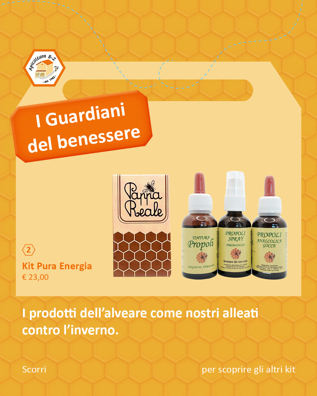 Guardiani del Benessere - Kit Pura Energia - Apicoltura BZ