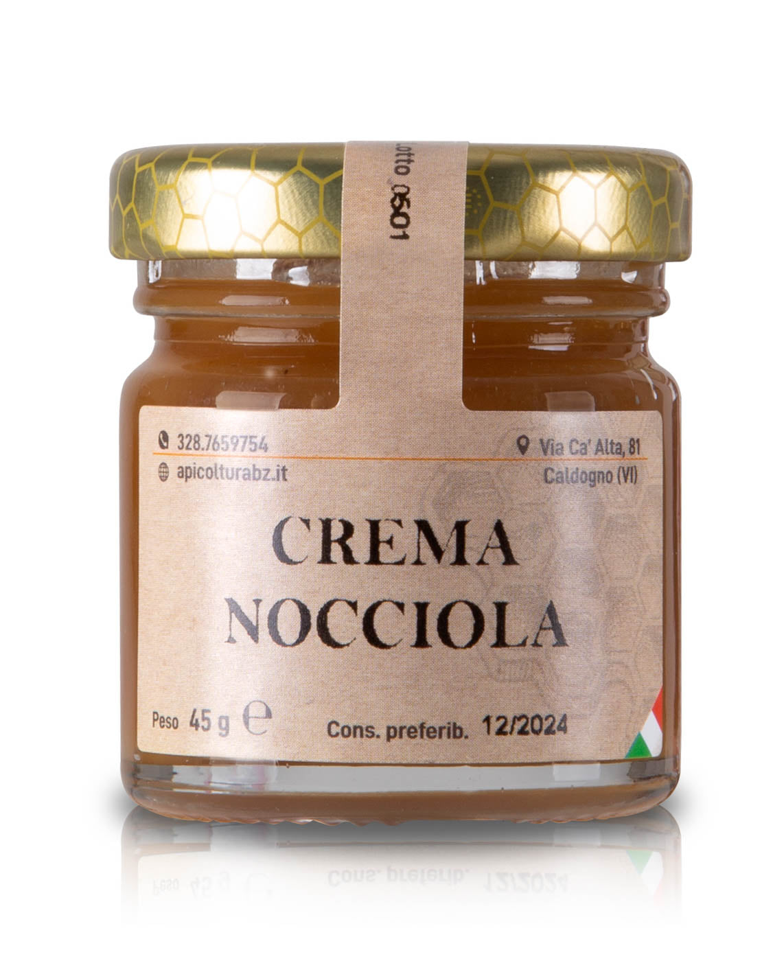 Crema alla Nocciola 45g - Delizie al miele - Apicoltura BZ