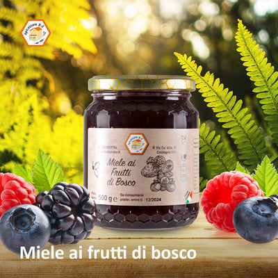Miele ai Frutti di bosco 500g - Delizie al miele - Apicoltura BZ