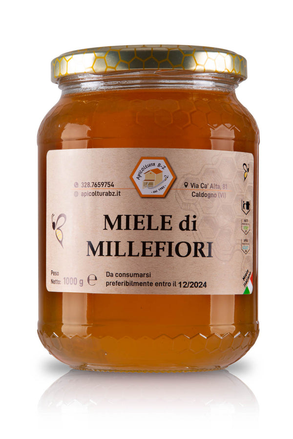 Miele in favo Millefiori 110 g, apicoltura biologica APIPURA